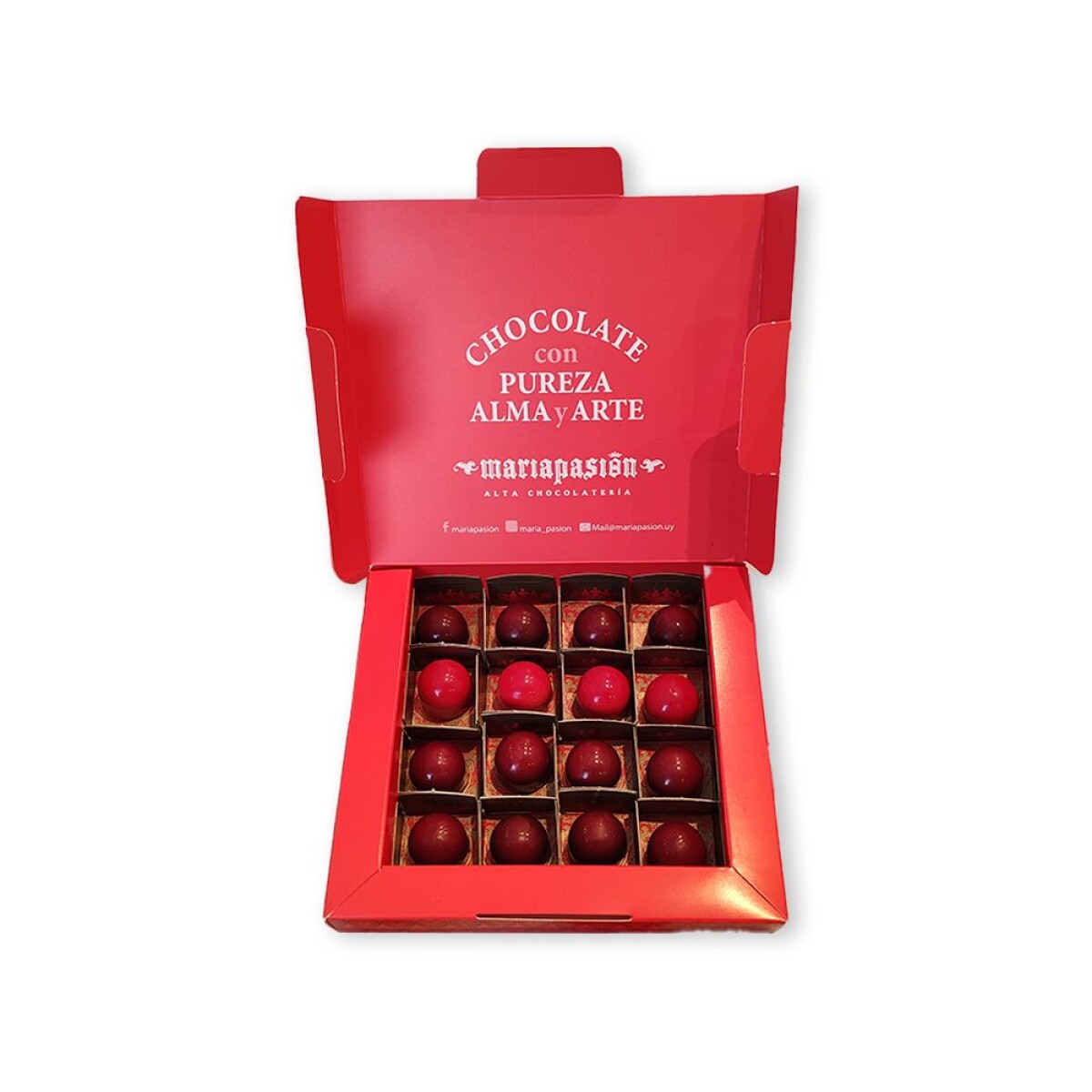 Caja Bombones Amor x16 Unidades 