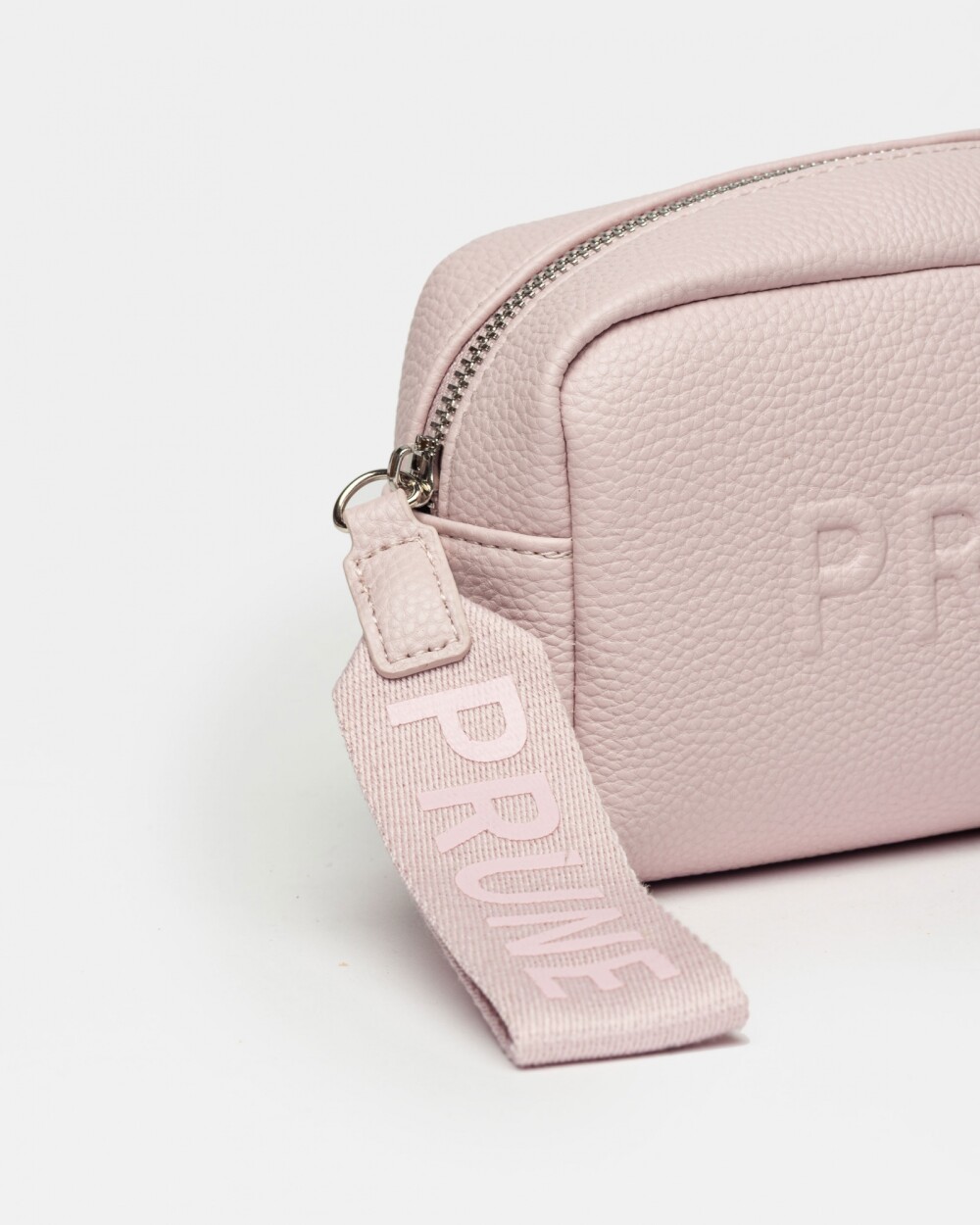 Portacosmetico Effie en efecto cuero Rosa