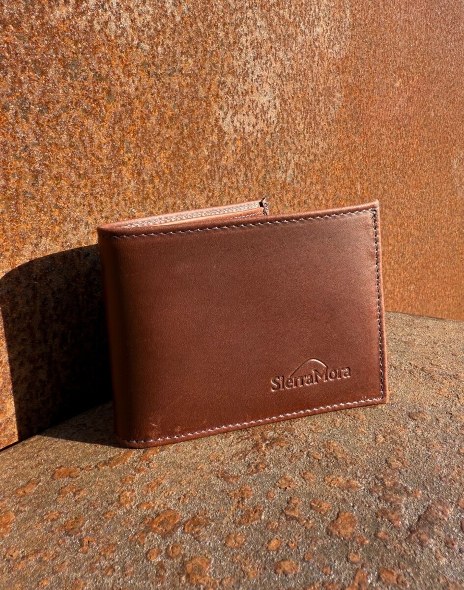 Billetera Men - Chocolate / Azul 