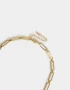 Collares Cortos Acero quirúrgico Collar Corto Eslabones Acero - Dorado