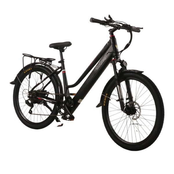 Bicicleta Electrica Gogreen City Rod 27.5 250W 36V Shimano Variante Color Negro