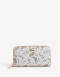 Ficheros Zip Round Billetera Fichero Flores - Estampado Flores