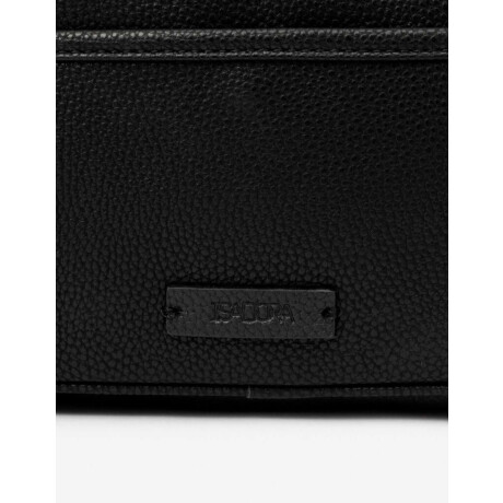 Bandolera Con Bolsillo Delantero Negro