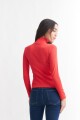 Polera canalé ROJO