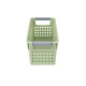 Set x3 Cesto Organizador calado con asas 29 x 13.5 x 12.5 cm VERDE