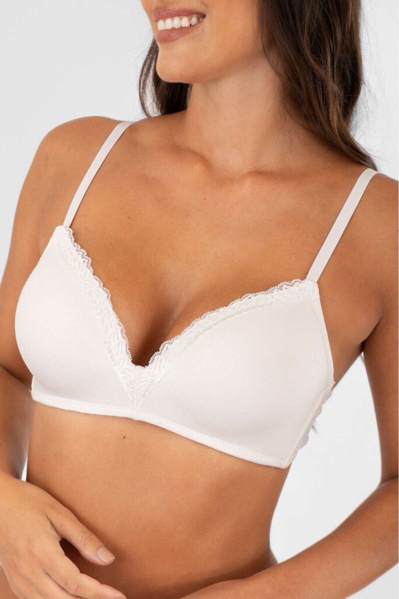 Soutien triangulo lune - Blanco 