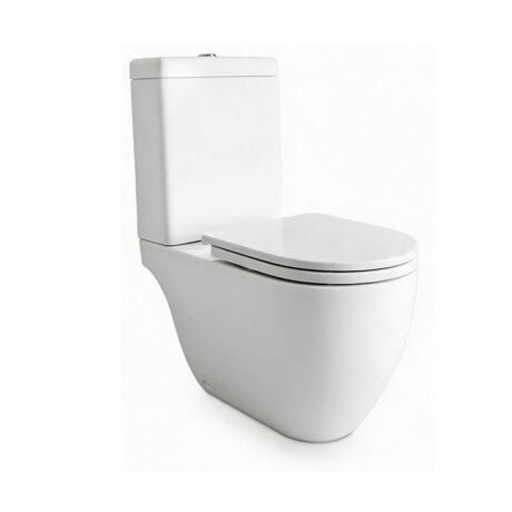 Inodoro Ferrum Fontana Con Mochila Y Tapa BLANCO