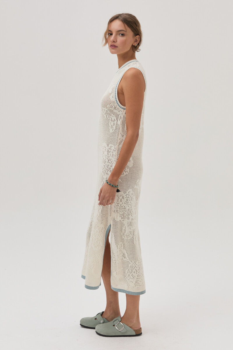 Vestido Acacia Crudo
