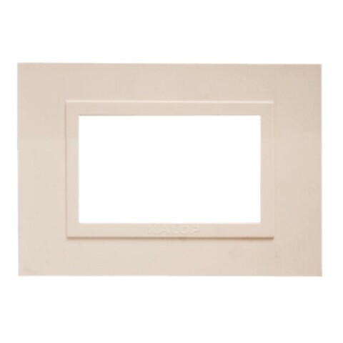 PLACA 3 MODULOS ZEN BASIC. MARFIL PLACA 3 MODULOS ZEN BASIC. MARFIL