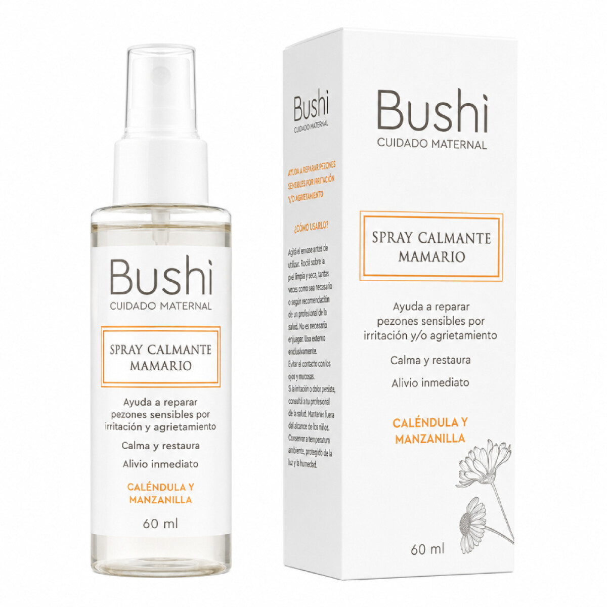 Spray Calmante Mamario Bushi 60ml 
