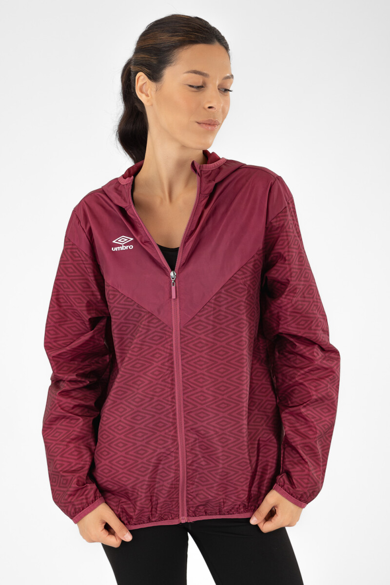 Campera micro deportiva umbro Bordeaux