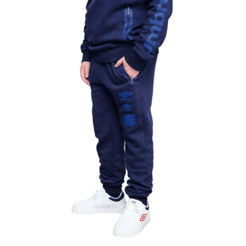 Umbro PANTALÓN STACKED LOGO Azul-celeste