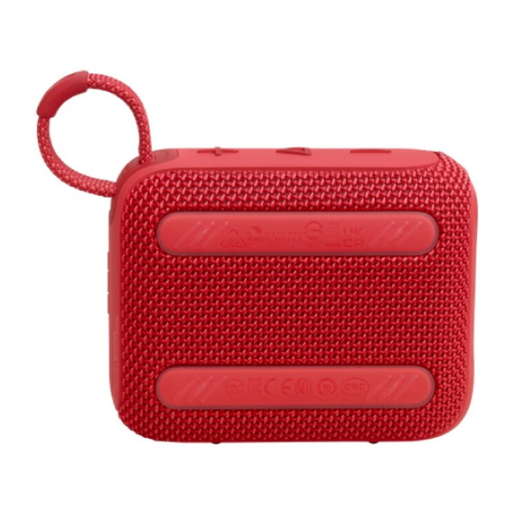Parlante Bluetooth Portátil JBL Go 4 Resistente al Agua IP67 con Auracast Rojo