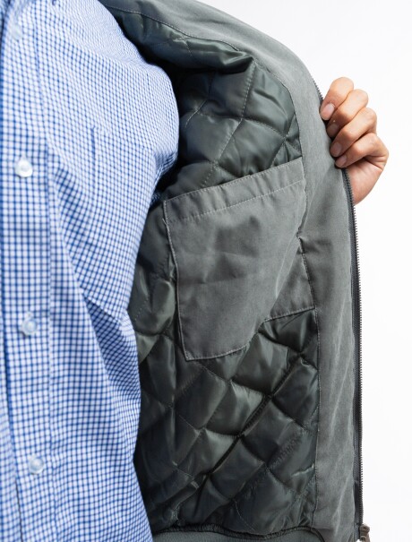 Campera Microfibra Seattle Gris