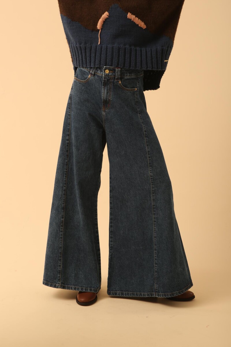 Jean Wide XL - Jean oscuro 