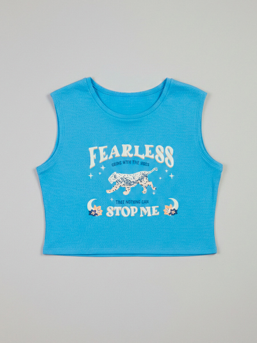 MUSCULOSA ALONA DIXIE Ceruleo