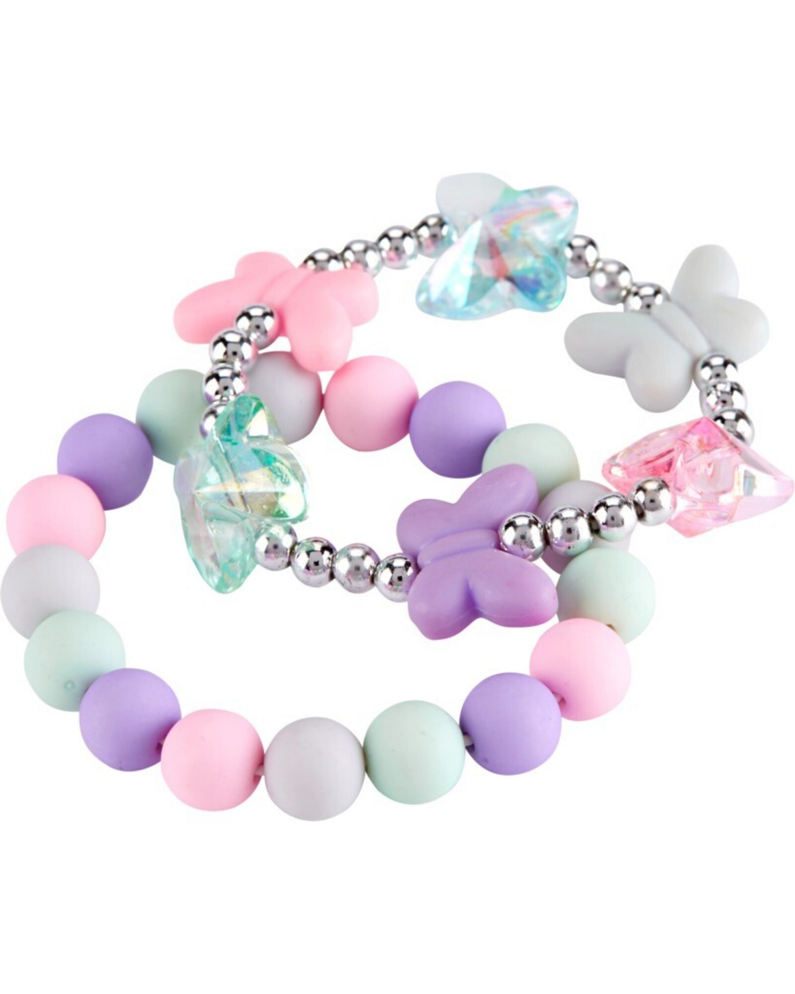 Pack dos pulseras de cuentas Sin color