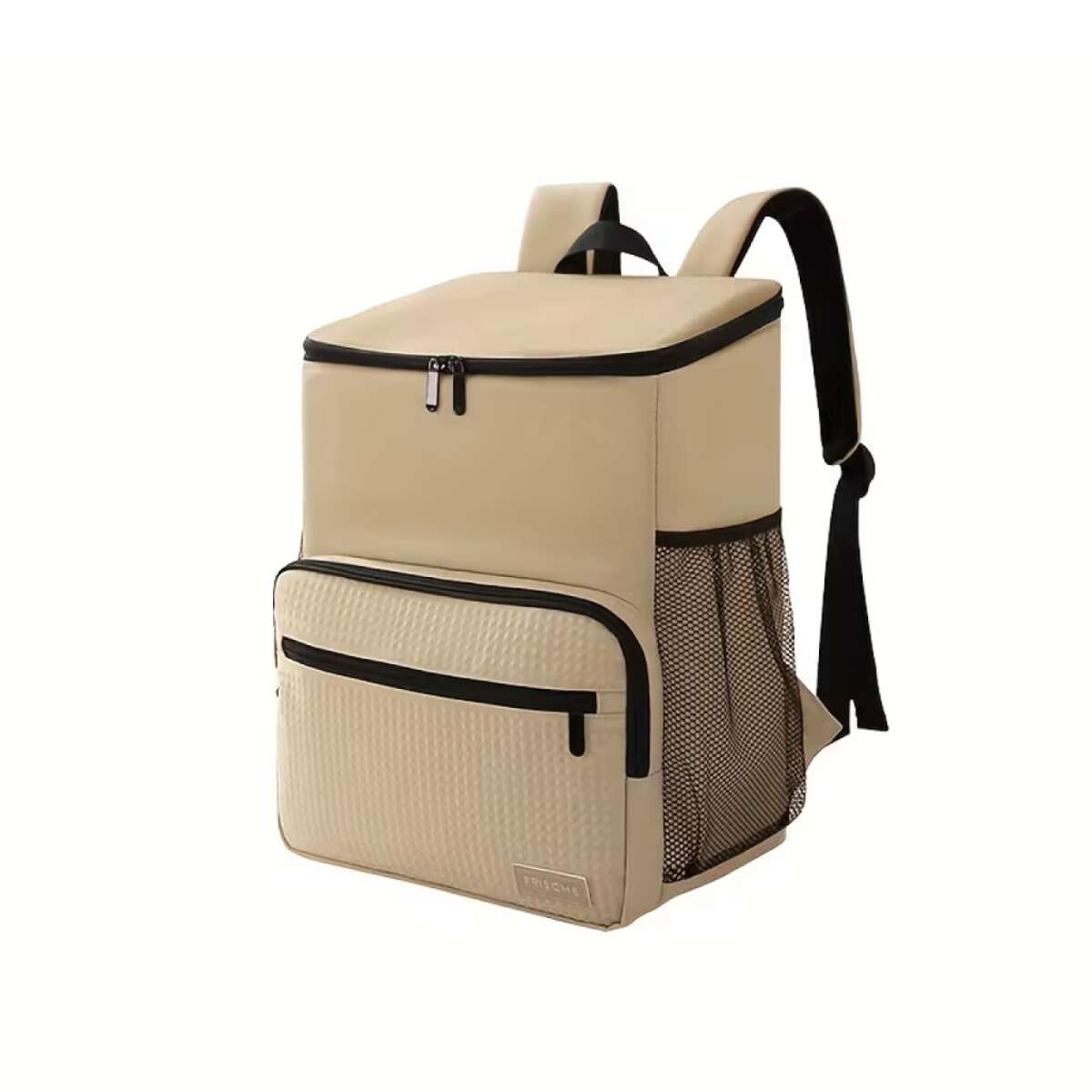 Mochila térmica para picnic o playa – 29x18x37cm - Beige 