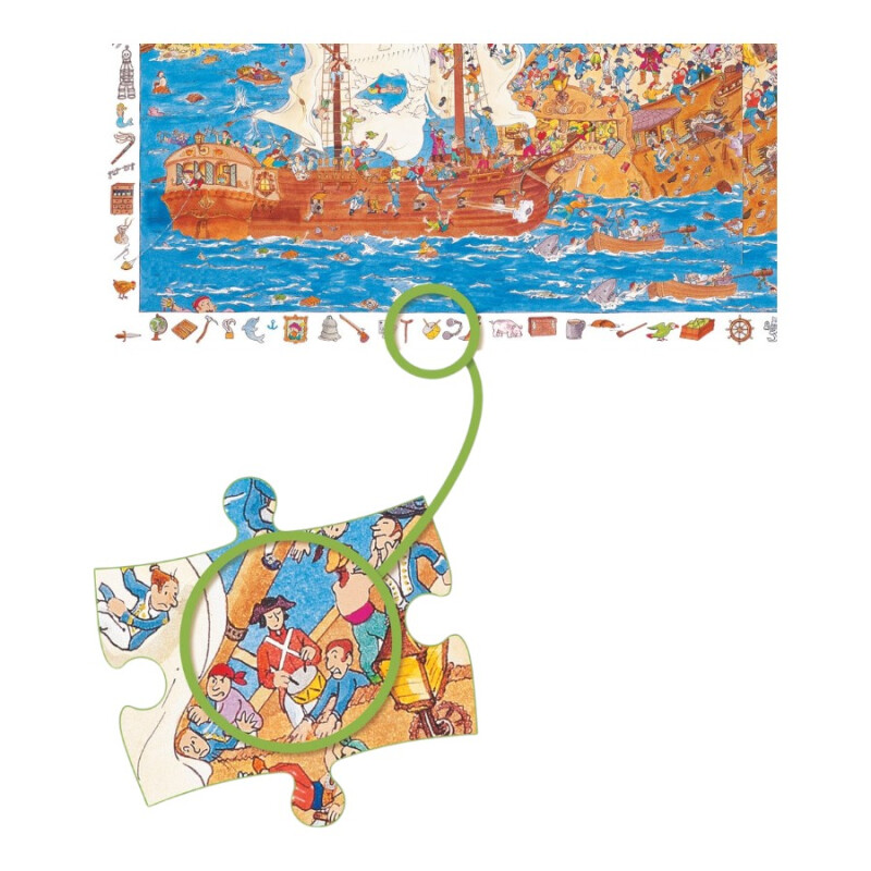 Puzzle Piratas 100P Observación Puzzle Piratas 100P Observación
