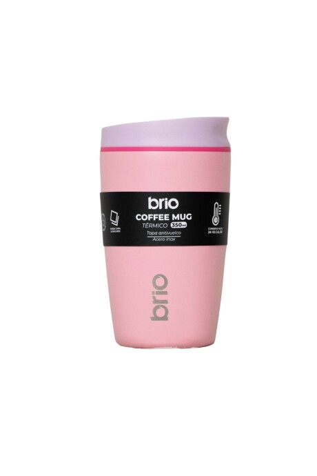 Vaso Térmico brio Café Jarra Mug 350ml Acero Inoxidable Rosa