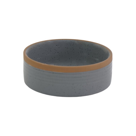 BOWL CERAMICA CHATO COLOR GRIS GUARDA MARRON BOWL CERAMICA CHATO COLOR GRIS GUARDA MARRON