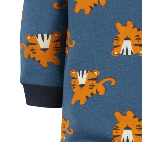 Pijama enterito manga larga con pie tigres