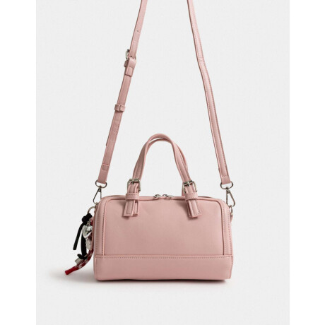 Cartera Bowling Con Charm Rosa Viejo