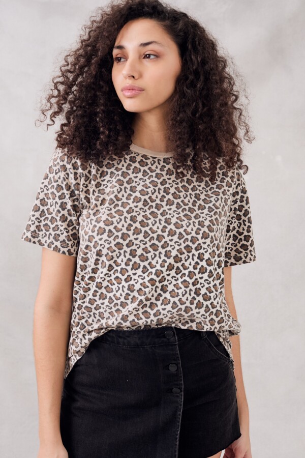 Remerón Oversize Animal Print Multi