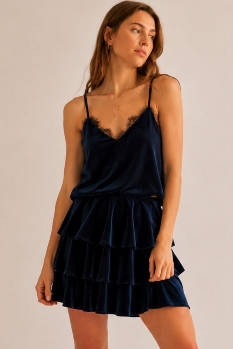 Musculosa Velvet - Azul 