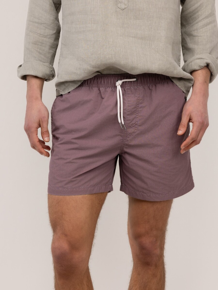 Short de Baño - Berenjena 