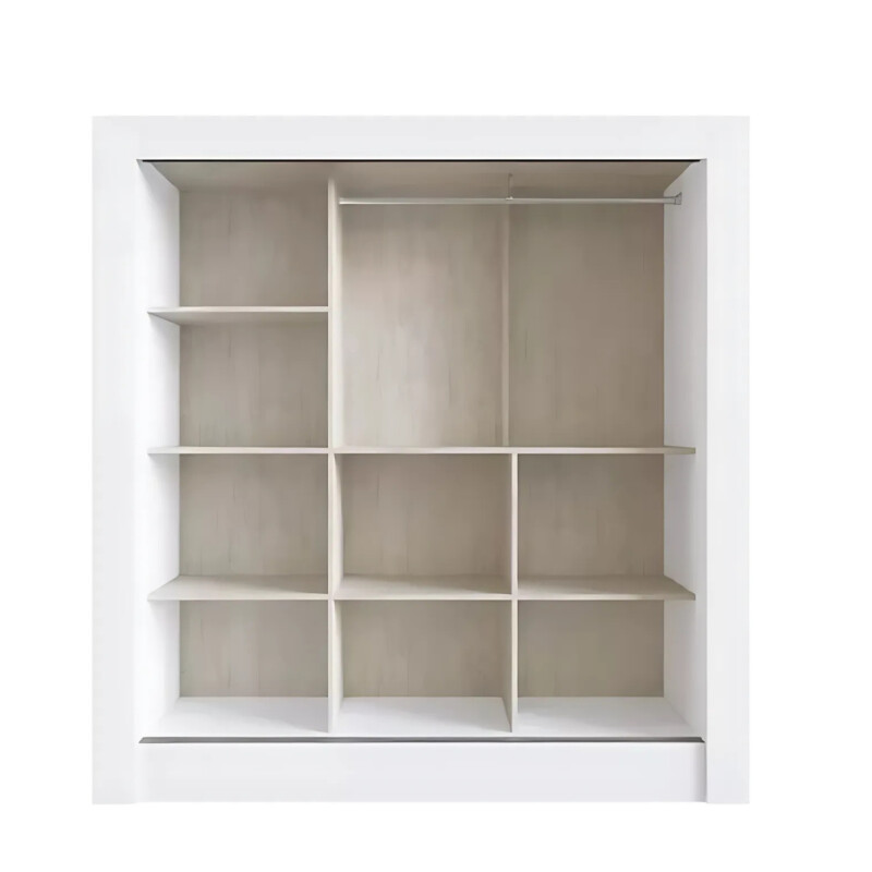 Placard Ropero 3 Puertas Corredizas Dormitorio Blanco