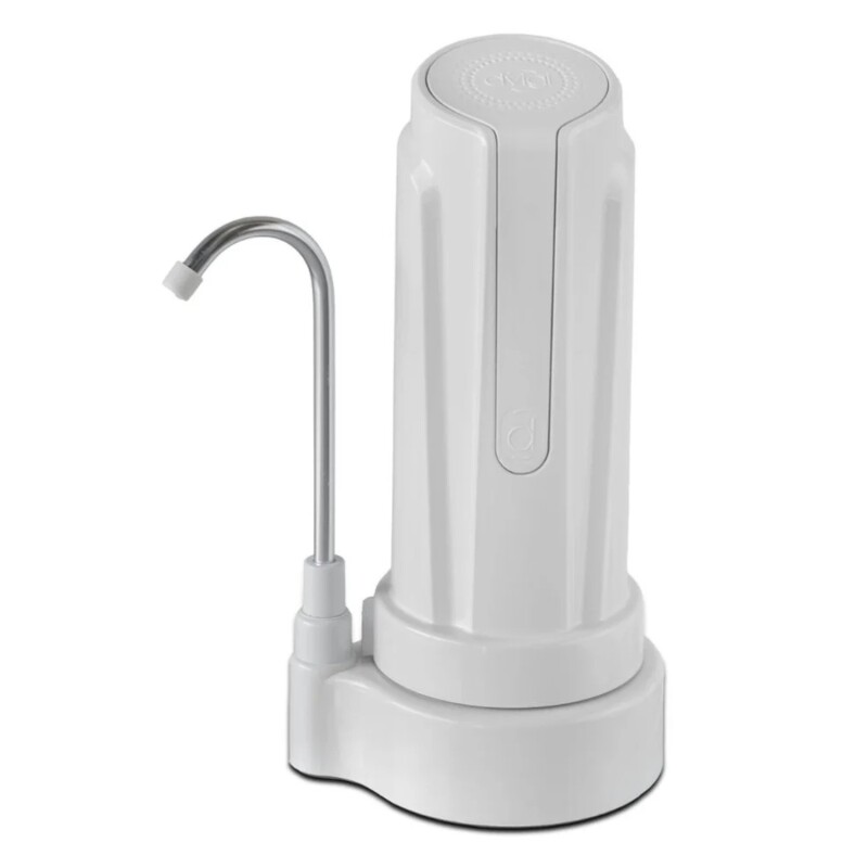 Purificador de agua Dvigi Aqua sobre mesada Blanco