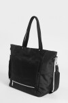 Shopper con cierres negro