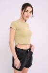 Remera estampada Verde militar