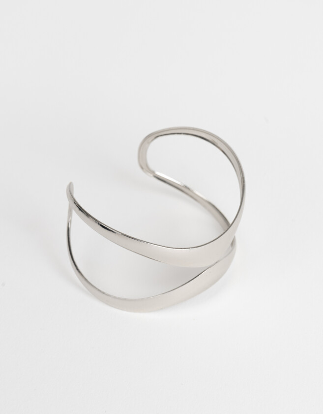 Brazaletes De metal Brazalete De Metal - Plateado