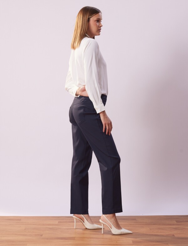 Pantalon Pull On AZUL