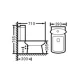 Cisterna Mochila Blanco Brillo De Porcelana Sanitaria Aqualia Linea Dyn 000
