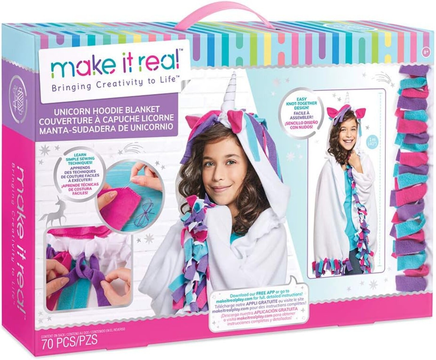 Set para hacer Manta Unicornio 