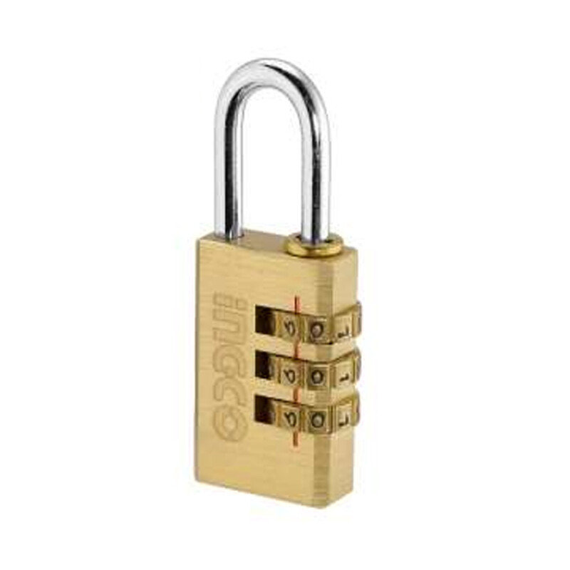 CANDADO CON COMBINACION DE 3 DIGITOS DBCK0203 20MM INGCO CANDADO CON COMBINACION DE 3 DIGITOS DBCK0203 20MM INGCO