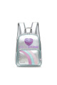 Mochila metalizada Plateado