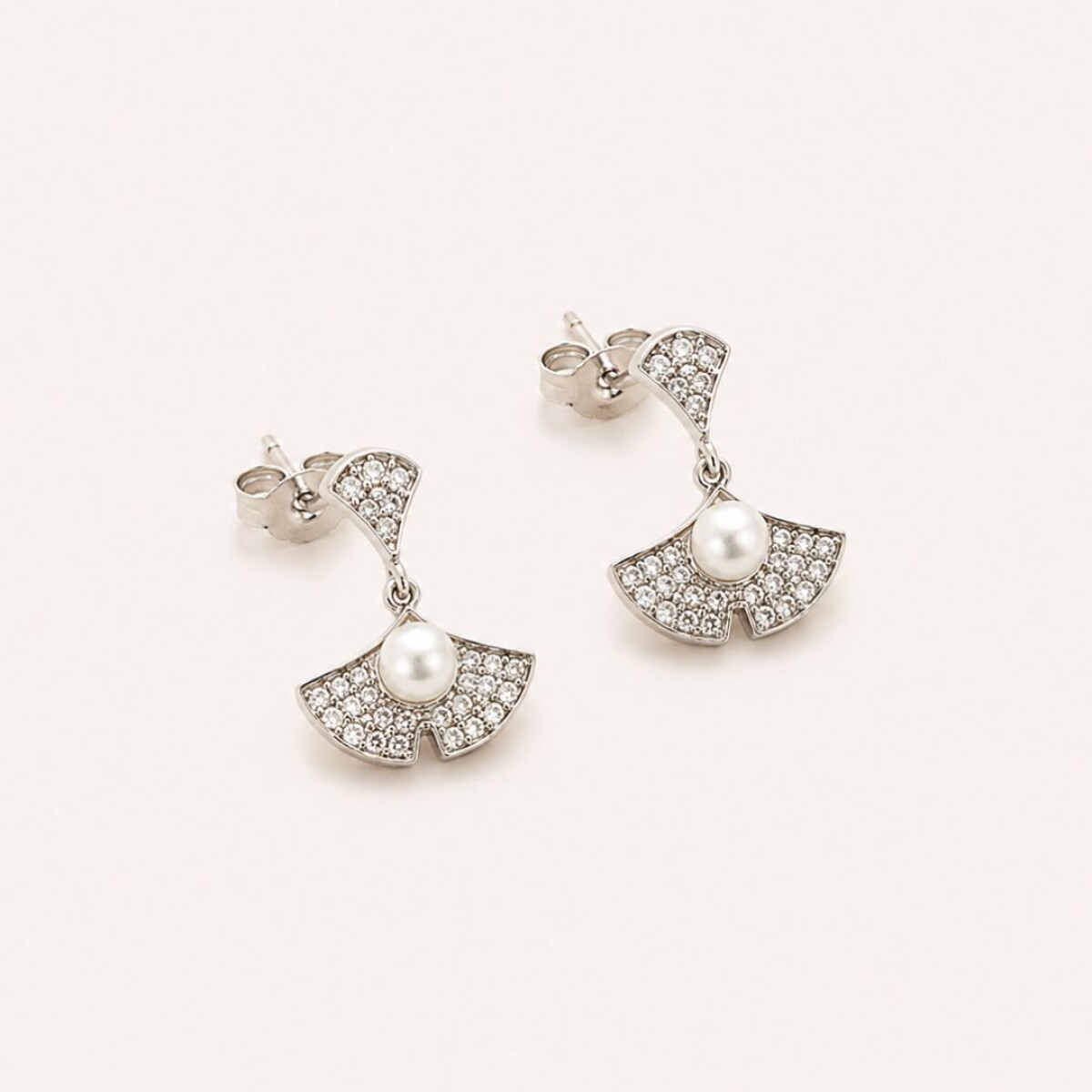 Caravanas Ginkgo - Plata 925 