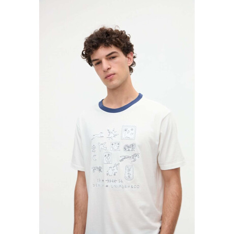 Remera Adkins Off white