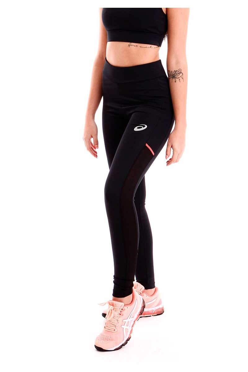 CALZA MUJER ASICS RUNNING Negro