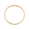 Par de alianza chata en oro amarillo 18k de 3mm Par de alianza chata en oro amarillo 18k de 3mm