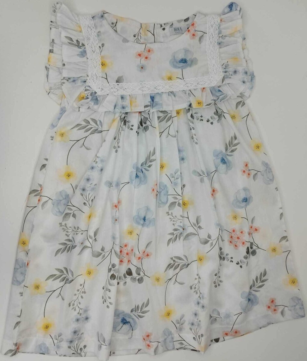 Vestido floreado fino 