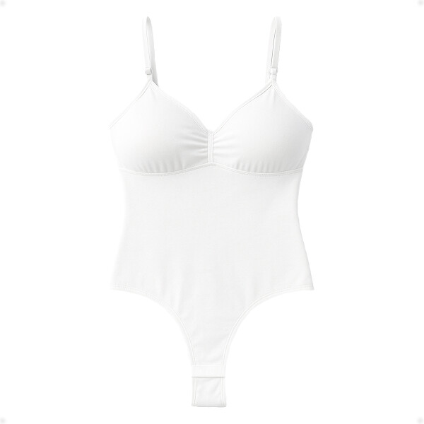 Body Modelador Sin Costura Blanco Talla S-M