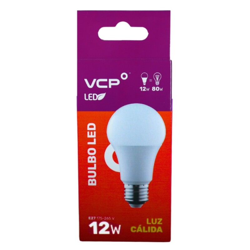 LAMPARA LED BULBO 12W E27 3000K LAMPARA LED BULBO 12W E27 3000K
