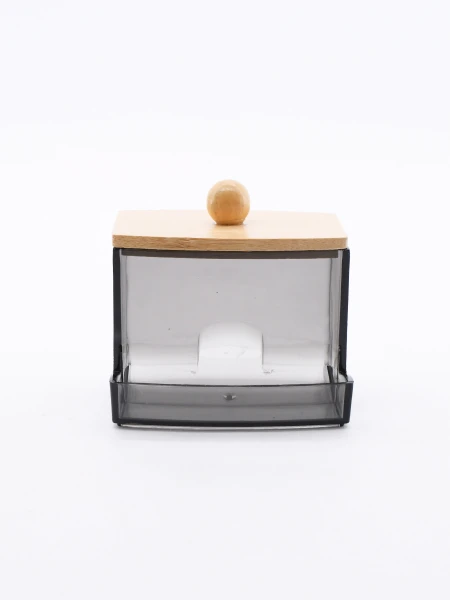 CAJA ORGANIZADORA TAPA DE BAMBU GRIS