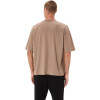 Polo Training Graphic Relaxed Tee Hombre Taupe Grey