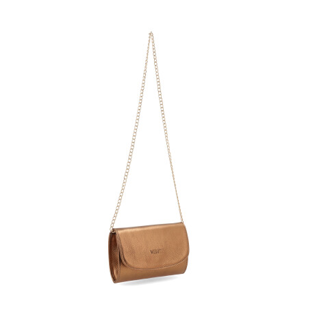 CARTERAS VENET- CUERO CARLETTO DORADO